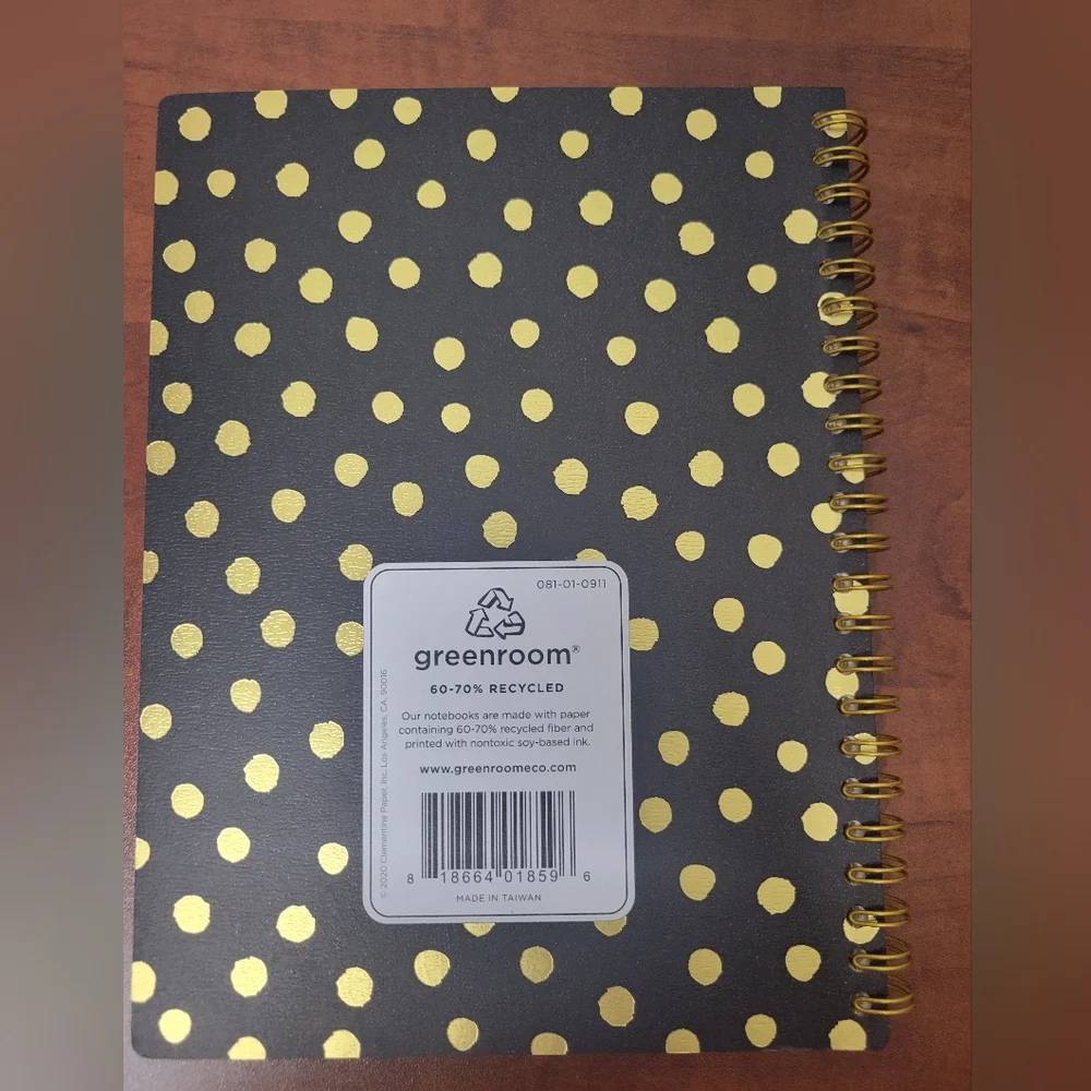 Pick one of Greenroom Spiral Notebooks 6x8 Nwt